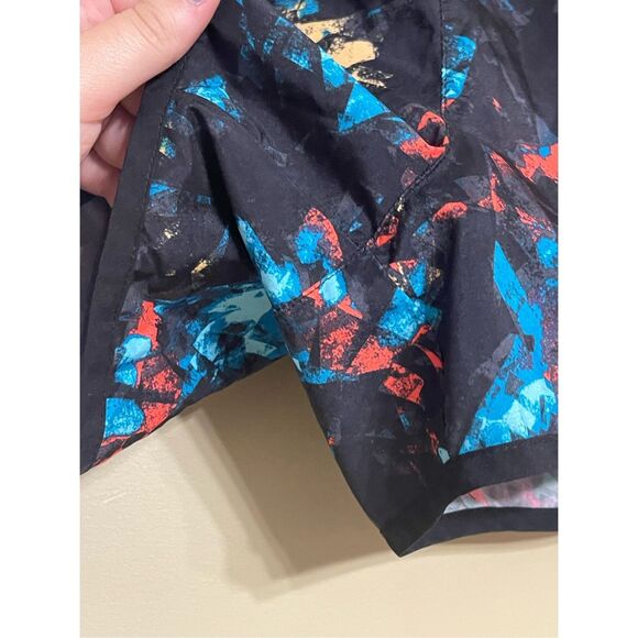 💕 Old Navy Women’s Black Blue Coral Red Yellow Running Shorts 3.4” Inseam Medium - Picture 4 of 6